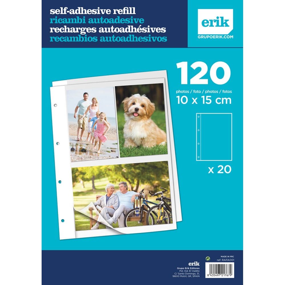 Grupo Erik - SelfAdhesive Refill 40 Pages Photo album - Multicolore